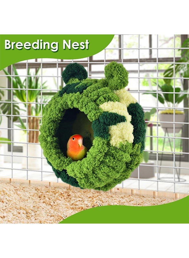 Unewshi Bird Nest, Parrot Breeding House Conure Snuggle Hut for Budgie, Parakeet, Cockatiel, Conure, Lovebird, Canary, Finch, Hamster, Small Pets - Image 2