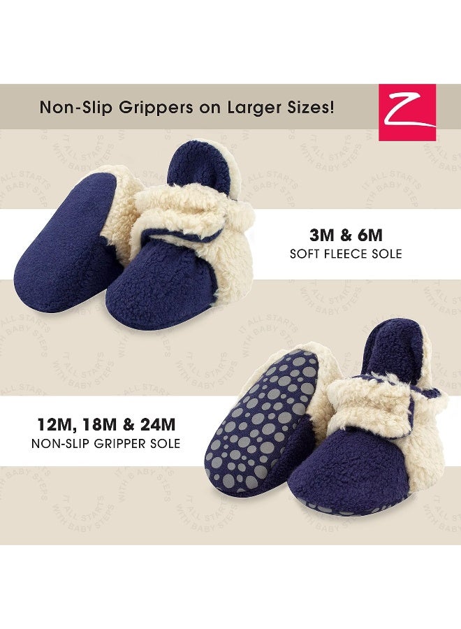 Zutano Zutano Unisex Fleece Baby Booties  - Image 2