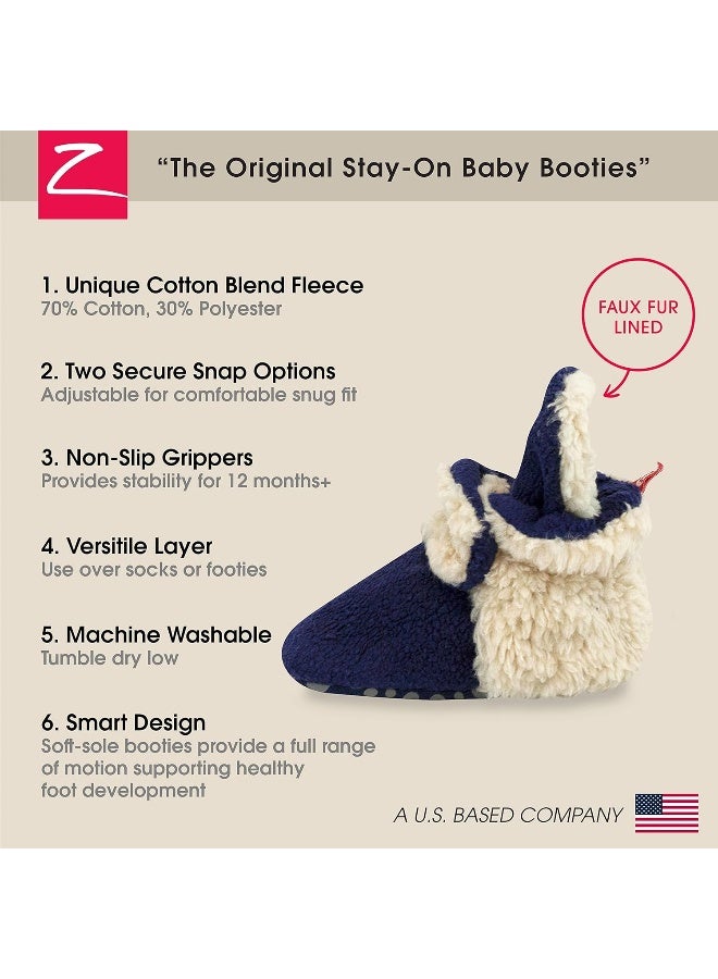 Zutano Zutano Unisex Fleece Baby Booties  - Image 3