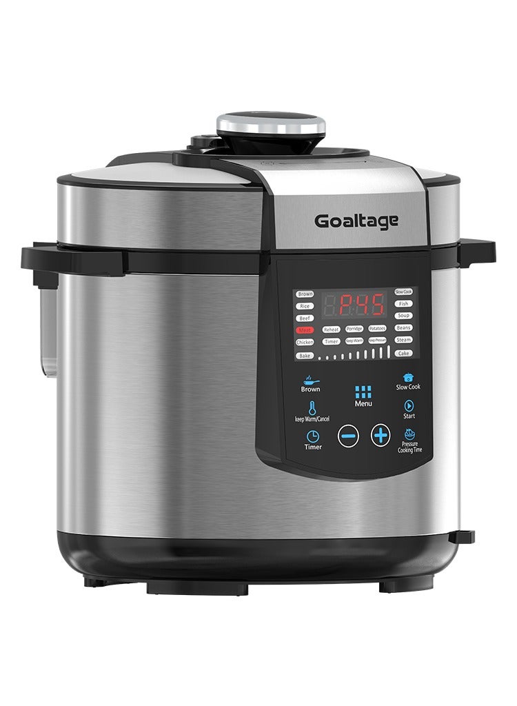 Goaltage Goaltage CKR01 CulinaryPro 1000W Multi-Cooker with 18 Built-In Presets, Adjustable Timer, 6L Capacity  - Image 3