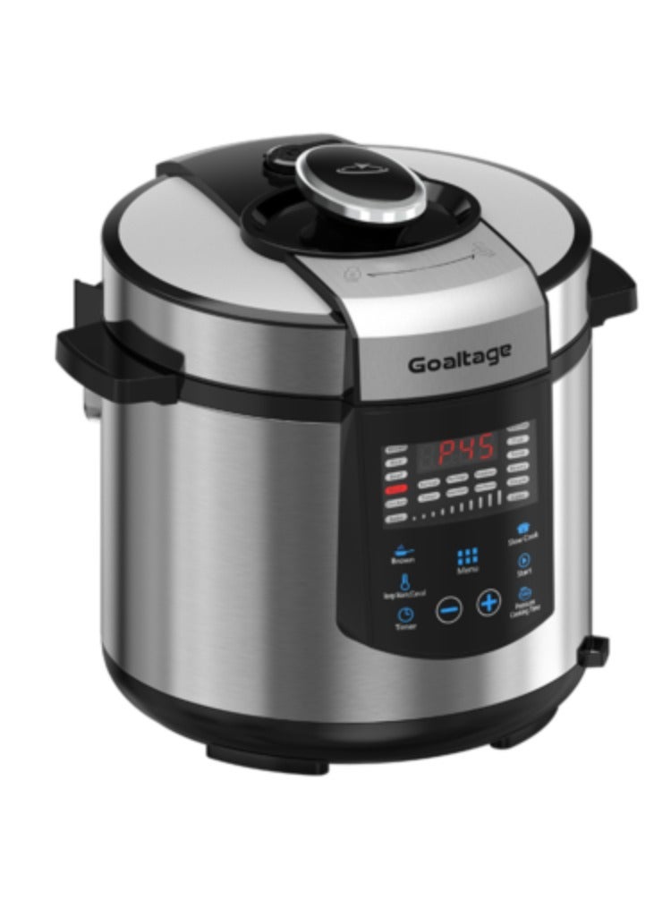 Goaltage Goaltage CKR01 CulinaryPro 1000W Multi-Cooker with 18 Built-In Presets, Adjustable Timer, 6L Capacity  - Image 5