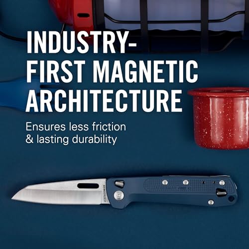 LEATHERMAN, FREE K2, Folding Pocketknife, 8-in-1 Multi-tool for Everyday Carry (EDC), Home & Outdoors, Made in USA, Silver (K2X with Serrated Blade) - Image 5