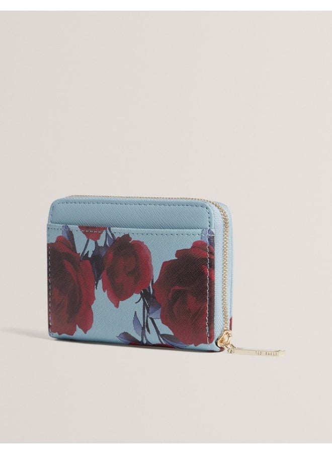 Ted Baker Small Rose Print Zip Around Purse - Image 3
