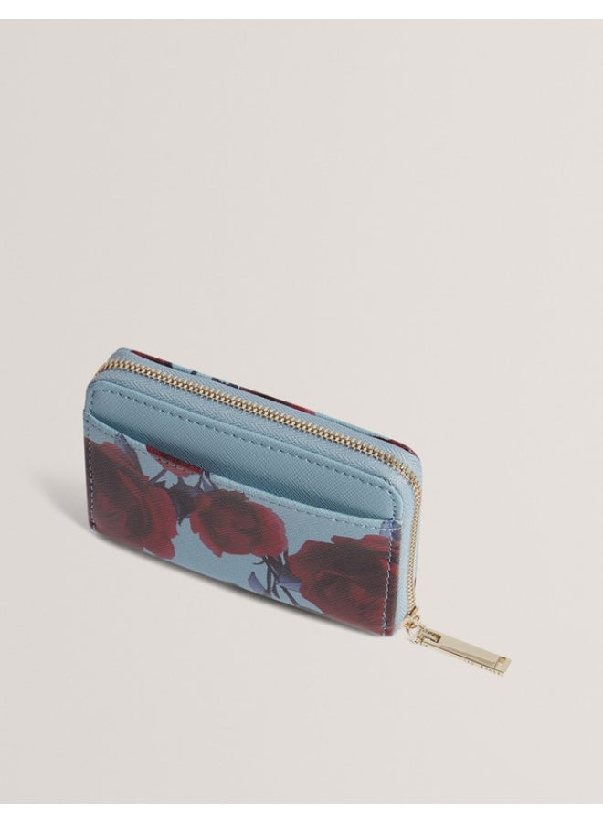 Ted Baker Small Rose Print Zip Around Purse - Image 2