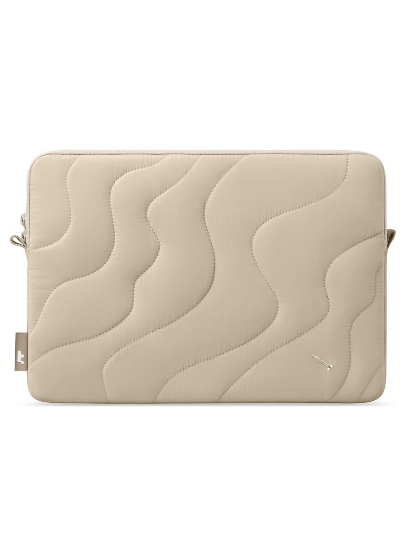 Tomtoc Terra-A27 360 Protective Puffy Laptop Sleeve for 14-inch MacBook Pro M4/M3/M2/M1 Pro/Max A3112 A3401 A3185 A2992 A2918 A2779 2024, 13.5/13.8-inch Surface Laptop 7(Copilot+ PC)/6/5/4/3 Eco-Friendly Laptop Sleeve  - Image 1