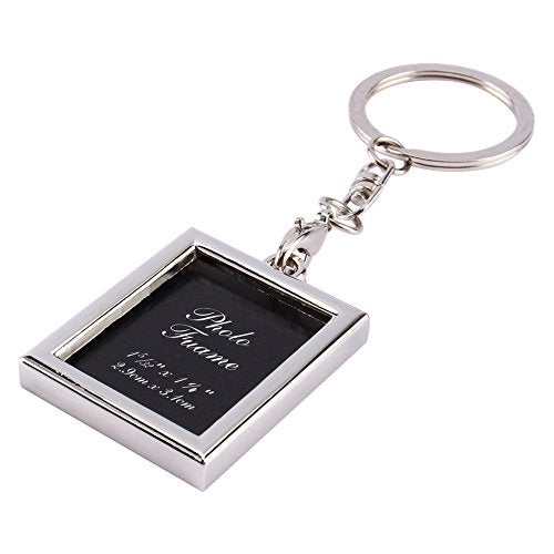 YOSOO Yosoo Mini Creative Metal Alloy Buckle Insert Photo Picture Frame Keyring Keychain Car Key Chain Ring Keyfob Gift  - Image 1
