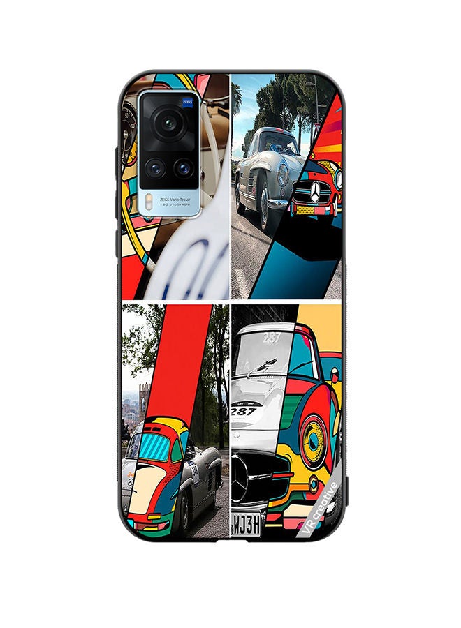 VR CREATIVE Protective Case Cover For Vivo X60 Mercedes-Benz Design Multicolour - Image 1