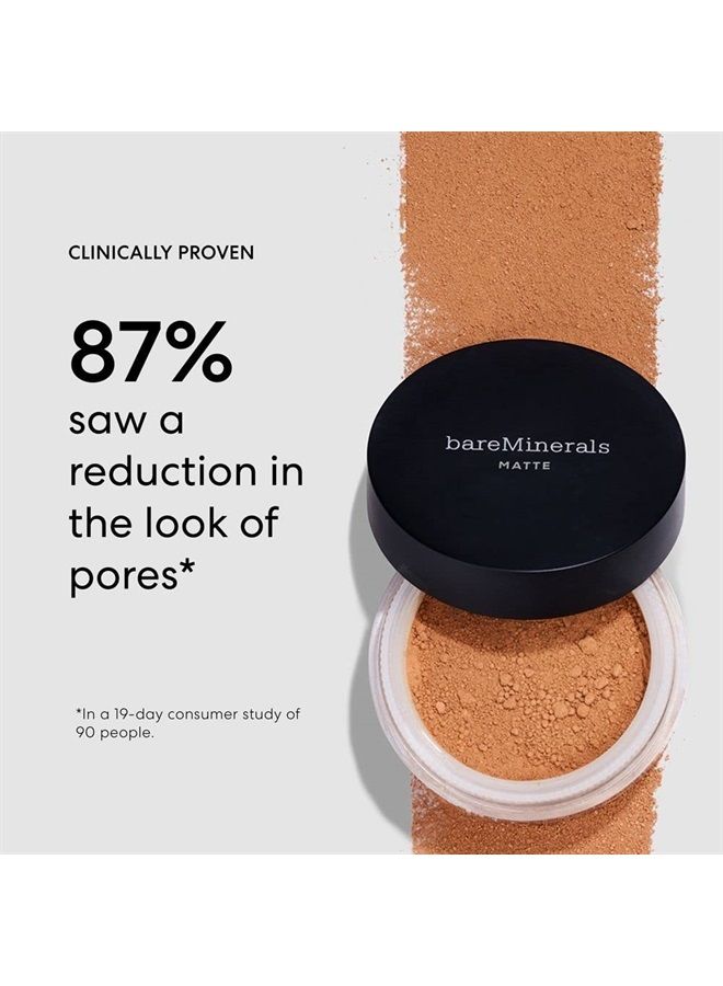 bareMinerals أساس معدني غير لامع SPF 15، مكياج أساس بودرة، تغطية قابلة للبناء، يقلل اللمعان، أساس خالي من التلك، نباتي - Image 3