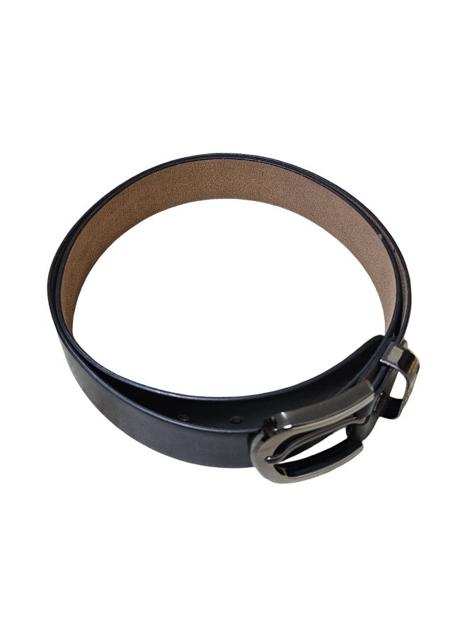 CAT Men's Handmade Genuine Leather Belt, Made in India, Black - Image 5