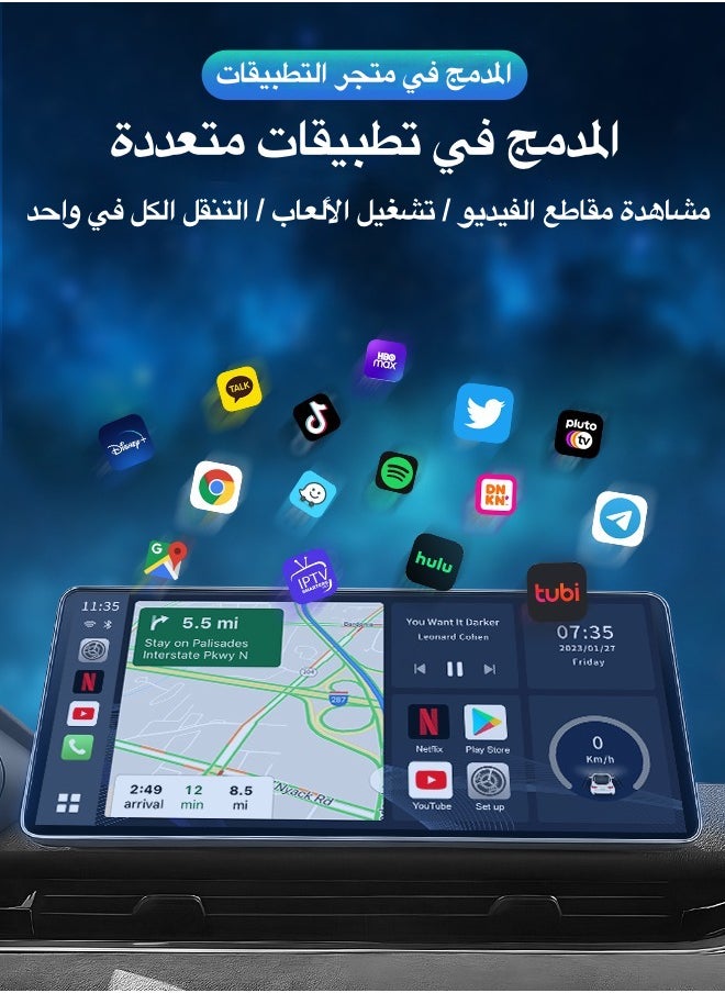 كار لينكيت - كارلينكيت ليد كاربلاي أي صندوق سيارة أندرويد 13 أنظمة ذكية كسم 6225 8 جرام 128 جرام اللاسلكية كاربلاي أندرويد السيارات ل جي إم سي مازدا كامري هيونداي Youtube Netflix tv box - Image 1