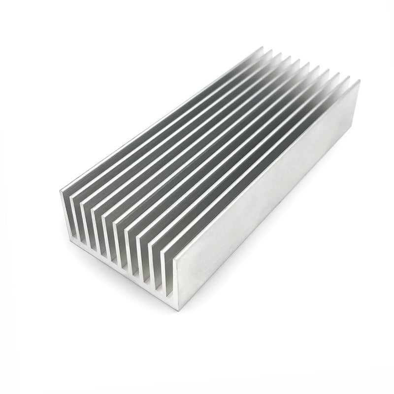 REES52 Aluminum Heatsink 100 x 40 x 8mm Heat Sink Chipset Diffusion Cooling Fin Comb Heat Sinks Cooler for LED Peltier Thermal Module Tec1-12706 High Power Amplifier - Pack of 2 - Image 3