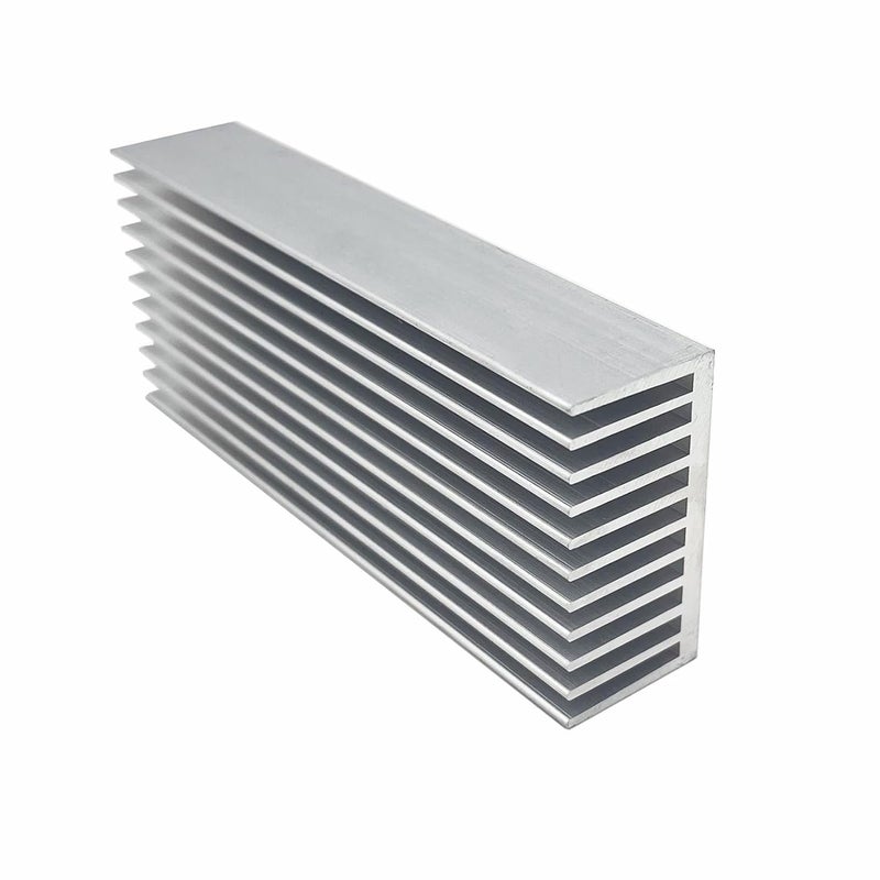 REES52 Aluminum Heatsink 100 x 40 x 8mm Heat Sink Chipset Diffusion Cooling Fin Comb Heat Sinks Cooler for LED Peltier Thermal Module Tec1-12706 High Power Amplifier - Pack of 2 - Image 2