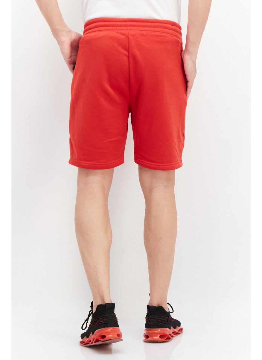 Athletex - Men 2 Pcs Sportswear Fit Outddoor Short Set, Red - Image 1