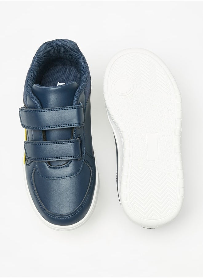 LBL by Shoexpress - Boy's Textured Casual Sneakers Shoes With Hook And Loop Closure - Image 1