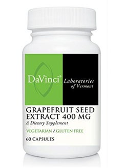 Davinci Davinci Laboratories Grapefruit Seed Extract - 400 mg - 60 Vegetarian Capsules  - Image 1