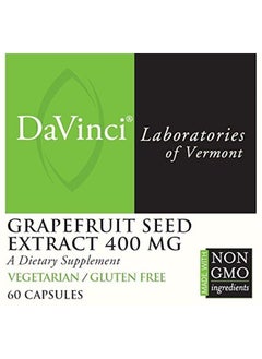 Davinci Davinci Laboratories Grapefruit Seed Extract - 400 mg - 60 Vegetarian Capsules  - Image 2