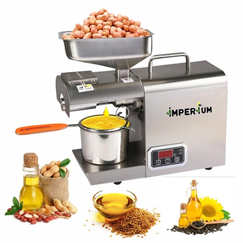 IMPERIUM IMPERIUM 600 Watts Oil PressMaker Machine With Simplified Digital Temperature Controller Silver Model IMPTC02  - Image 5