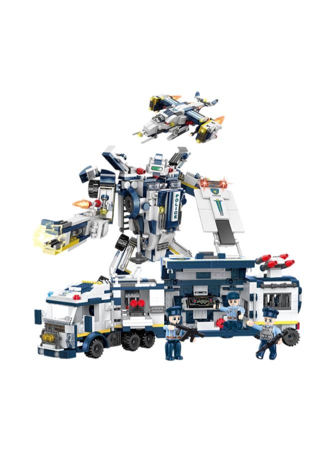 Cogo Police 8-in-3 Building Block Set – 812 Pcs - Image 1