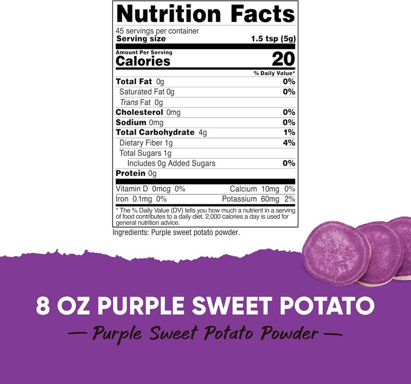 Nutricost Purple Sweet Potato Powder - 8 oz - Image 2