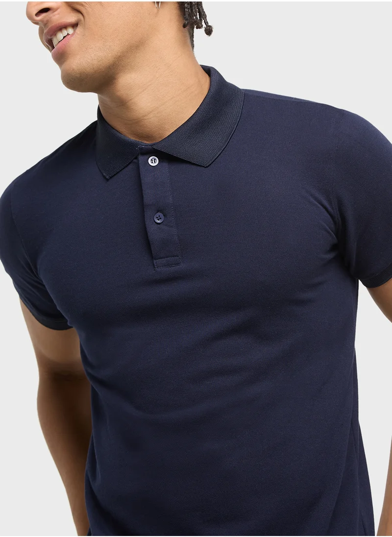 سفنتي فايف Essential Polo Shirt
