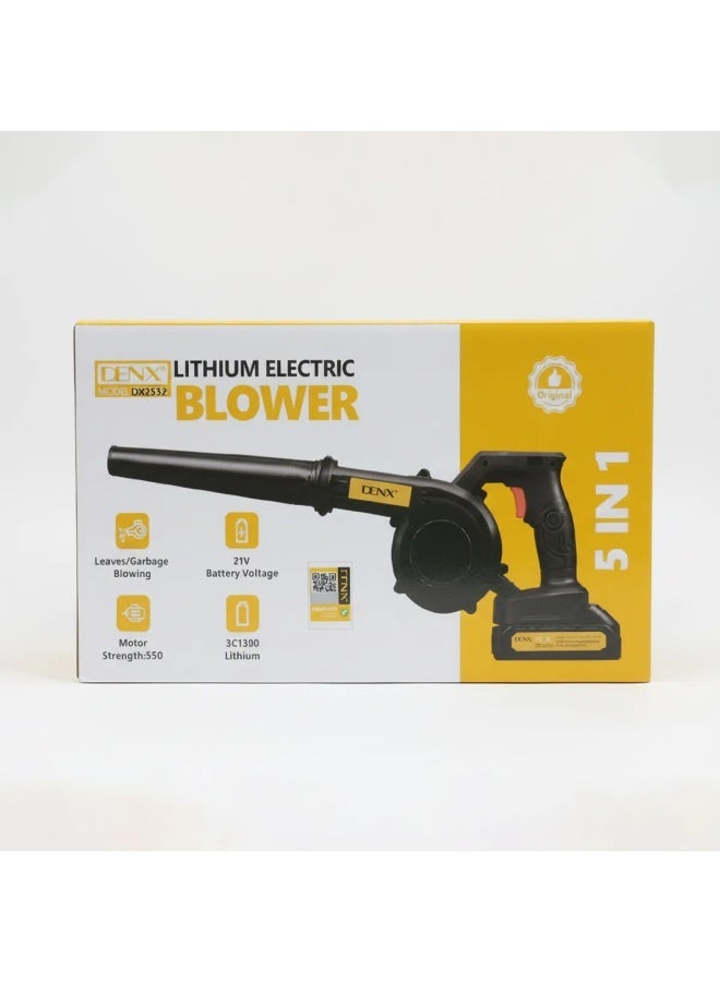 DENX DX2532 550W Electric Blower for easy garden cleaning and sweeping up dirt - Image 4