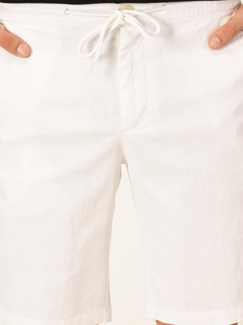 Thomas Scott Men's Regular Shorts (CCBS028,White) - Image 5