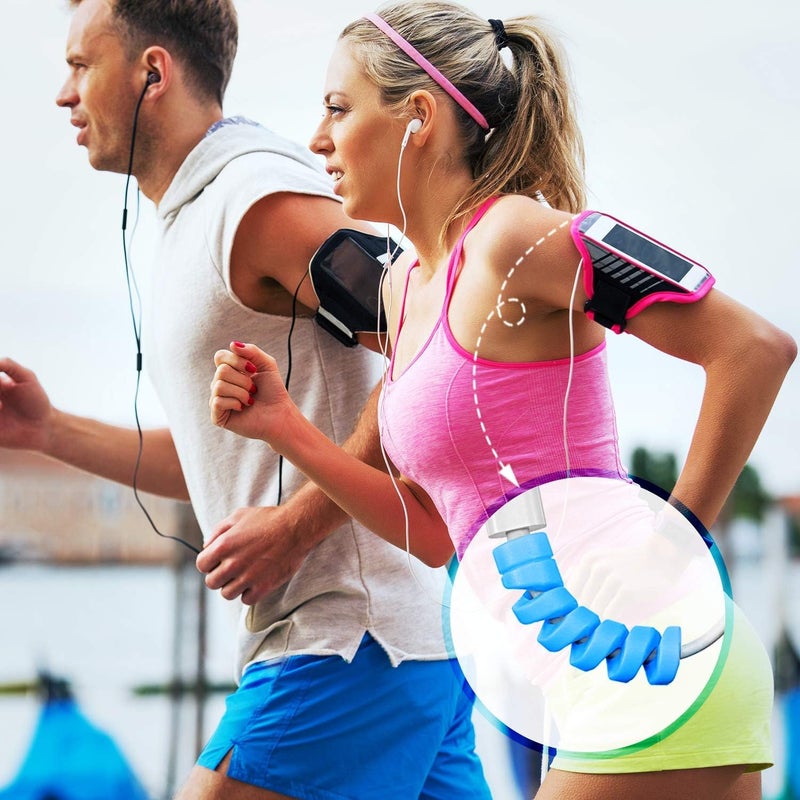 Striff 20 قطعة واقي كابل متعدد الحلزوني لحفظ الكابلات لشاحن ماك، شاحن آيفون، واقي سلك، خفيف الوزن، متين، مرن لف الكابلات لشحن البيانات، سماعات الأذن - Image 5