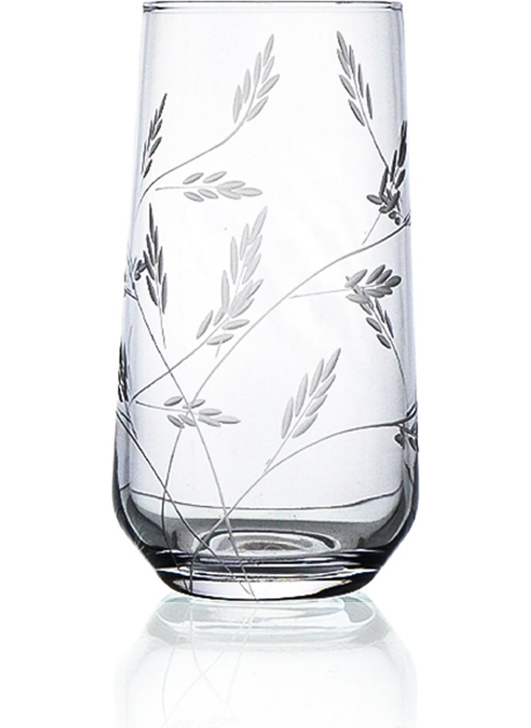 Kazaan 6 Pieces Large Water and Soft Drink Glass 470CC with Shoot Pattern - pzsku/Z891DC1402FE788FFA704Z/45/_/1731327191/8c9cd820-f07e-44a4-86de-ee8e7309128f