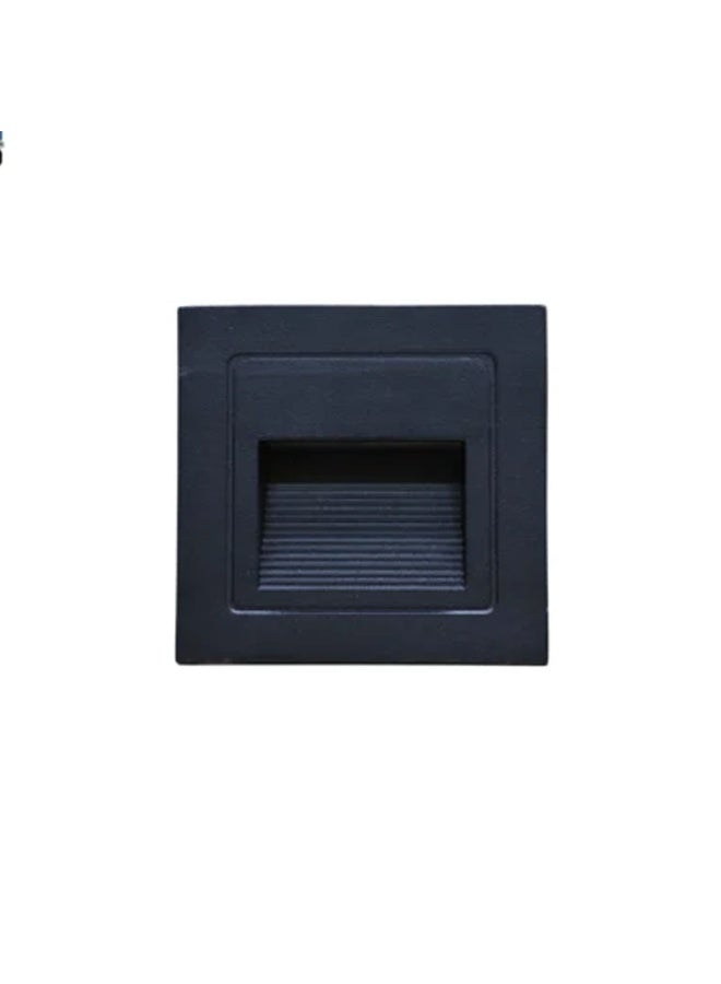 N/P Distinctive square-shaped black stair burial spotlight with yellow lighting color - Image 4
