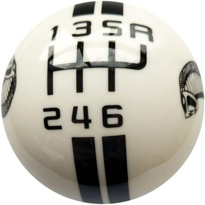 TingAo Gear 6 Speed Round Ball Type R S Shifter for Mustang Shelby GT 500 Cobra Manual Gear Shift Knob - Image 1