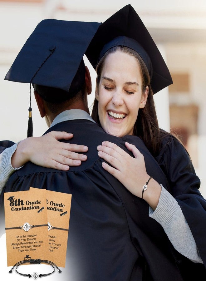 Rtteri 20 Set 2025 8th Grade Graduation Gifts Bracelets Inspirational Compass Bracelet Adjustable Give You Direction Compass Graduation Gifts for Him Her Grad Party Supplies - Image 5