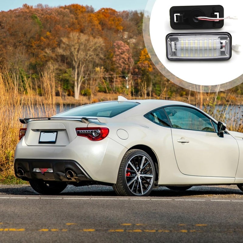 Led License Plate Light For Ft-86 Gt86, Oem Fit, Large Led Array, Sae Dot Certification, Legal On Road - Image 3