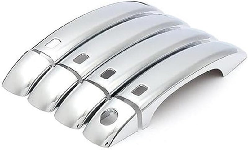 Wivplex Glossy Chrome Car Door Handle Cover for Audi A4 B8 - Image 1
