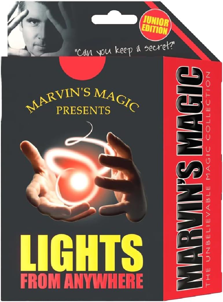 Marvin's Magic Marvin’s Magic Signature Lights from Anywhere Junior – Magical Light Illusion Trick Set with Props & Instructions - Image 1