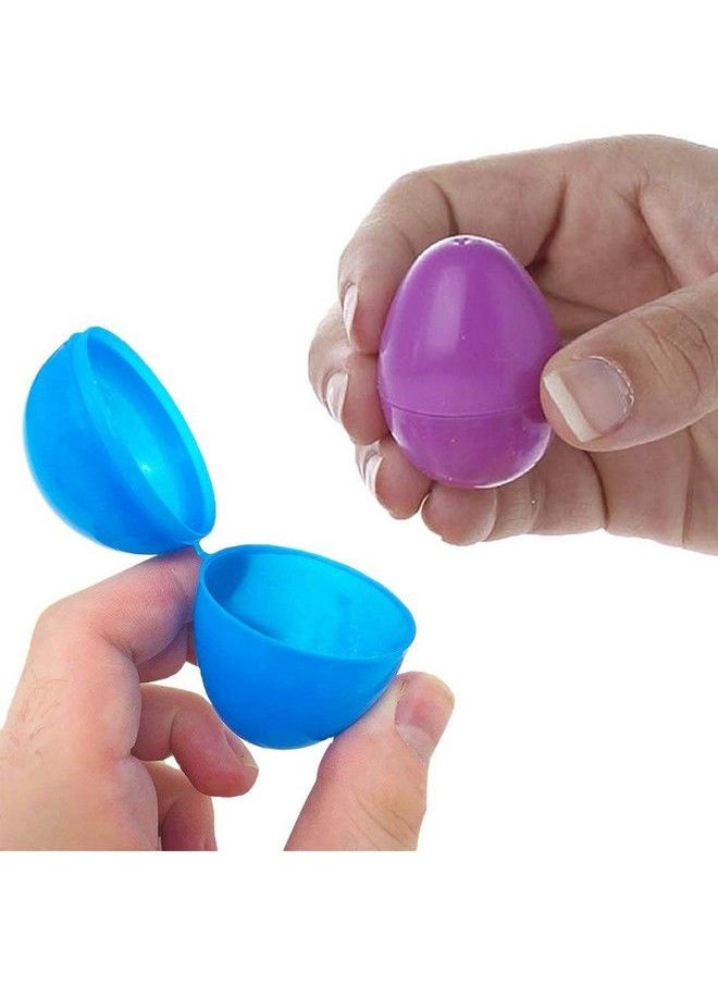 Fillable Easter Eggs With Hinge Bulk Colorful Bright Plastic Easter Eggs, Perfect For Easter Egg Hunt, Suprise Egg, Easter Hunt, Assorted Colors (100Pack)