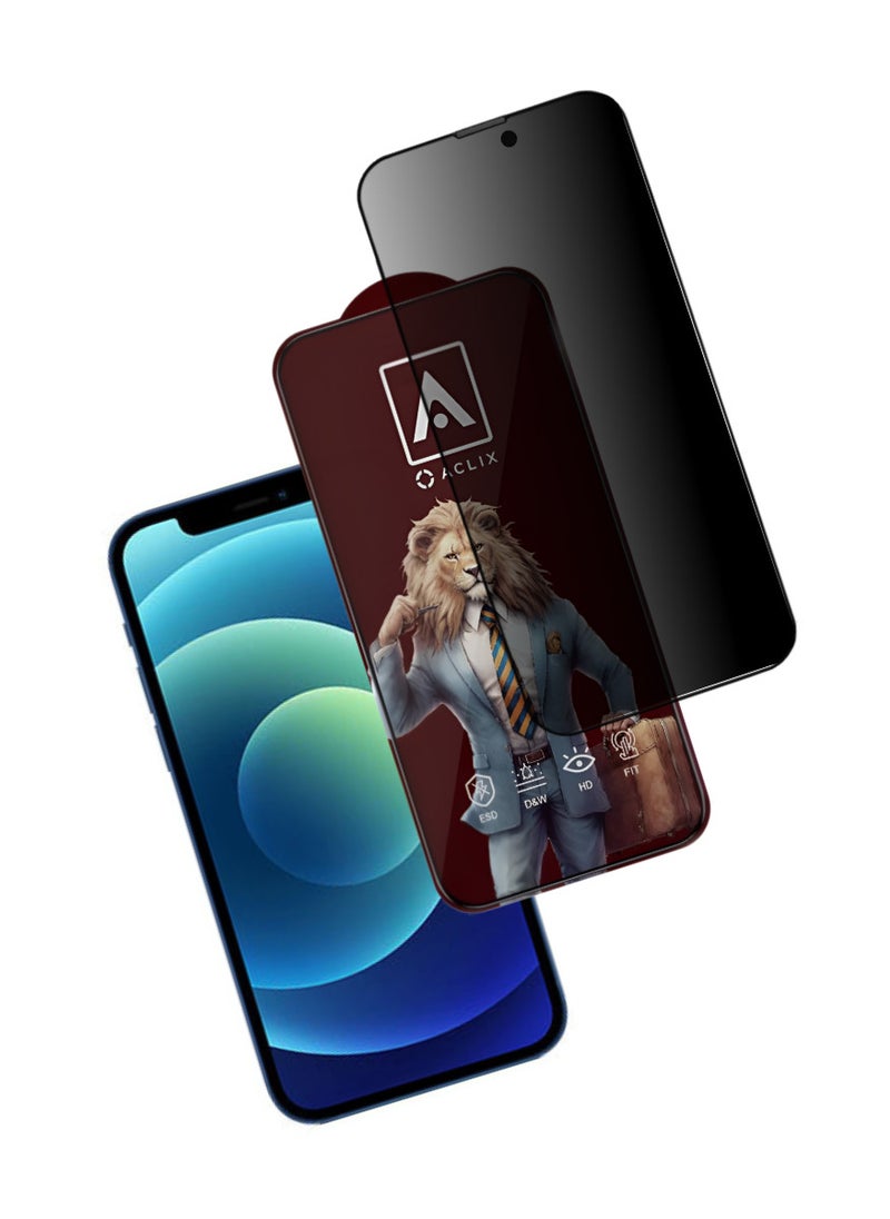 ACLIX Antistatic ESD Dustproof Premium Quality High Definition Tempered Glass Screen Protector Designed For  iPhone 12 - Image 1
