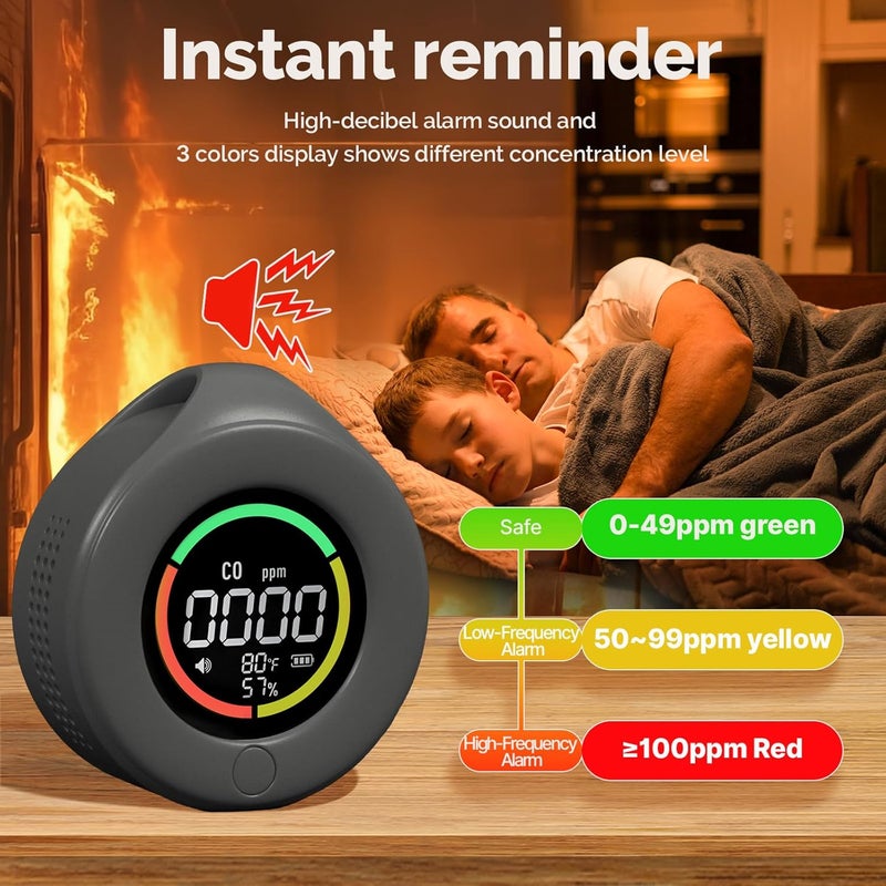 MOES Portable Mini Carbon Monoxide Detector - Image 5