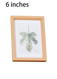 Bukela Natural Wood Photo Frame 6-Inch Tabletop Display Frame  - Image 1