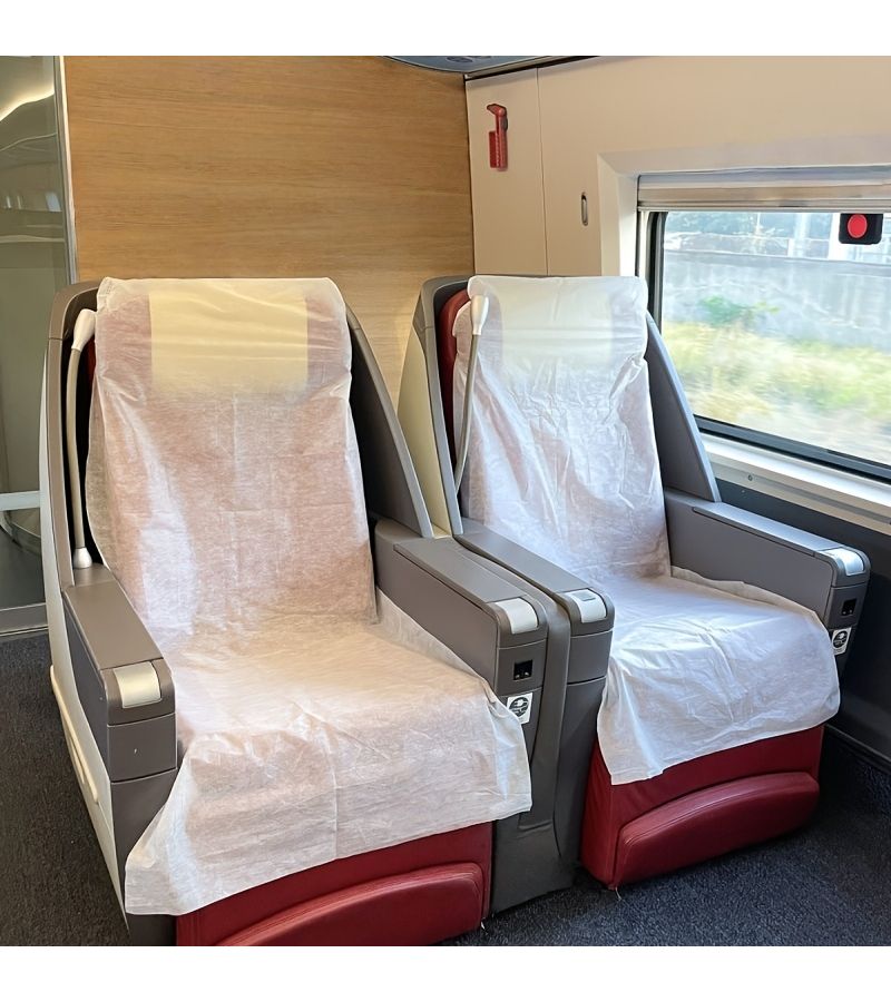 Random Color Disposable Thickened Seat Covers for Car Bus Train Airplane - Image 3