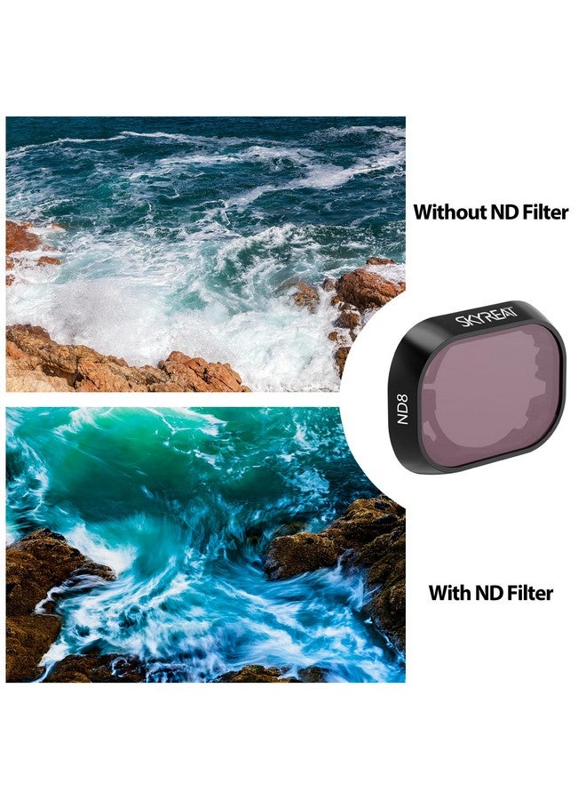 Skyreat Nd Filters Set For Dji Mini 4 Pro Accessories,6 Pack-(Cpl, Uv,Nd8, Nd16, Nd32, Nd64) - Image 2