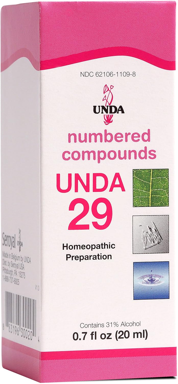 UNDA 29 Numbered Compounds | Homeopathic Preparation | 0.7 fl. oz.