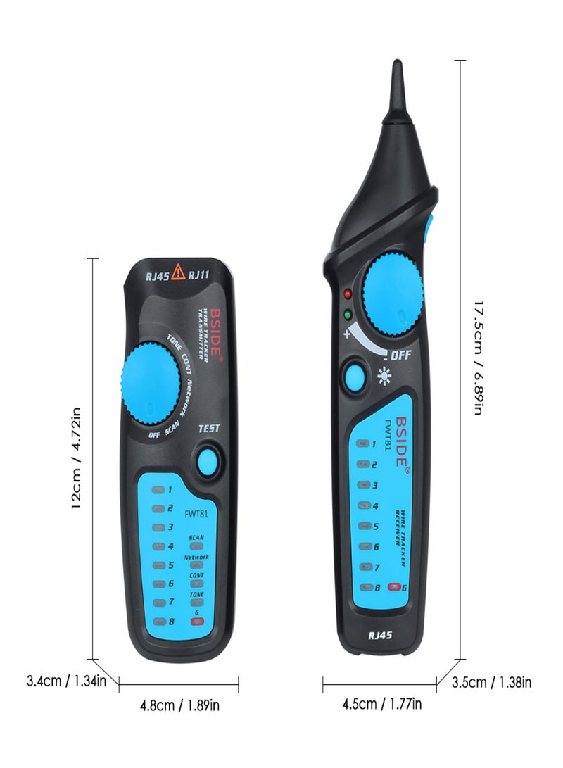 BSIDE Multi-functional LCD Network Cable Tester Wire Tracker RJ11 RJ45 Wire Network Cable Finder - Image 5