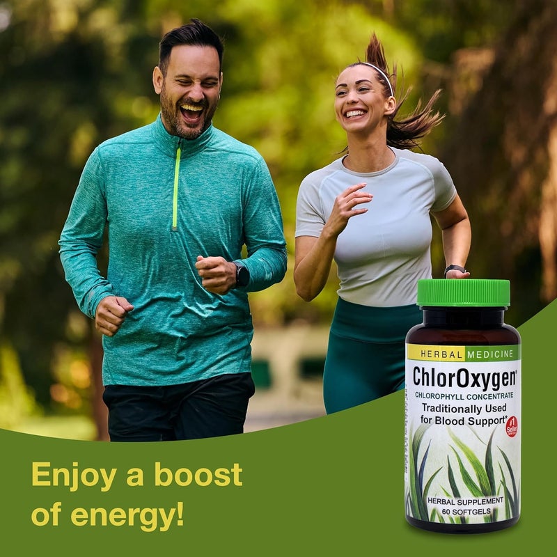HERBS ETC. Chlor Oxygen Chlorophyll Concentrate 60 Fast-Acting Softgels - Image 4