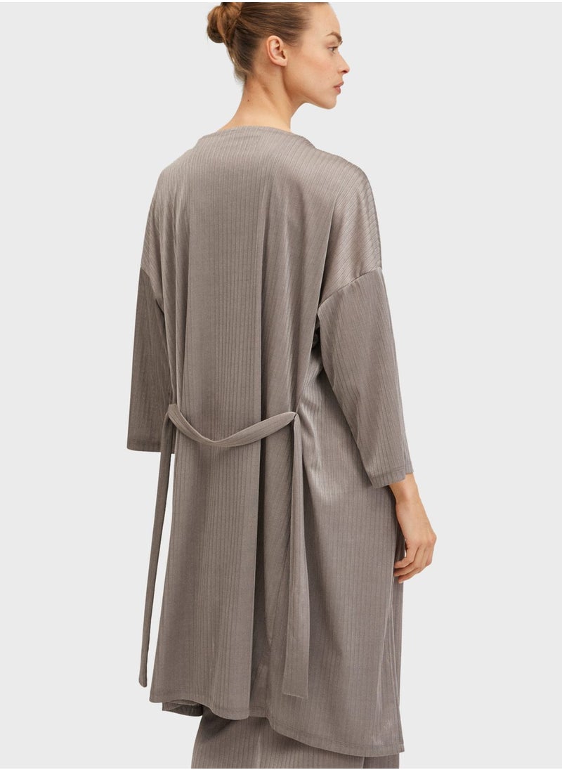 MANGO - Longline Knitted Cardigan - Image 1