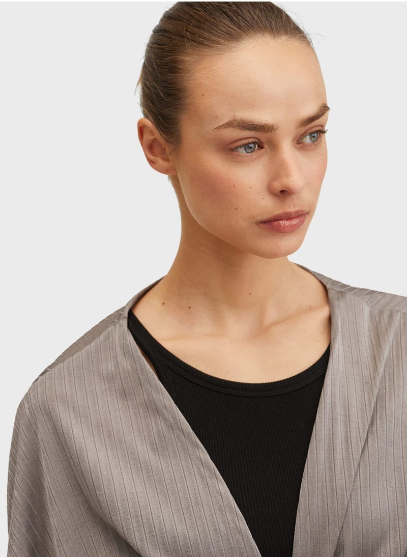 MANGO - Longline Knitted Cardigan - Image 1