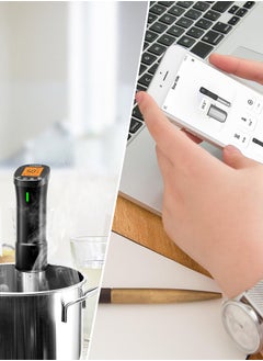 INKBIRD INKBIRD ISV-200W Sous Vide WiFi Precision Cooker - Smart Immersion Circulator with Timer & Temperature Control (0℃ to 90℃), Includes Vacuum Sealer Kit for Enhanced Food Freshness & Perfect Cooking Results  - Image 3
