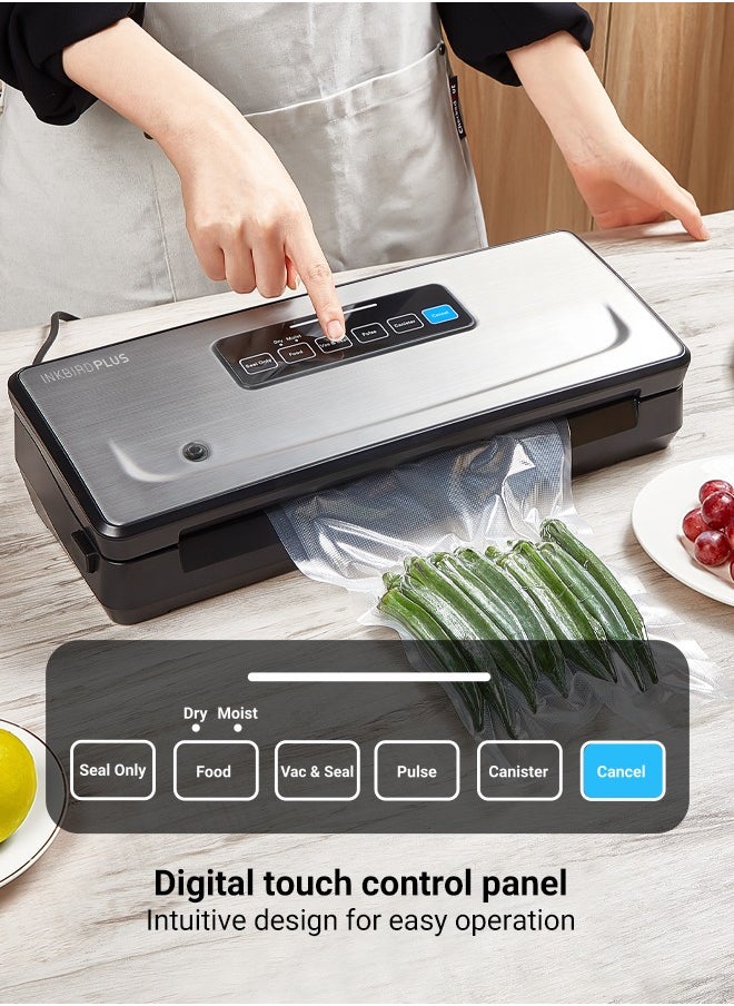إنك بيرد - INKBIRD ISV-200W جهاز طهي سو فيد بدقة مع واي فاي - جهاز تدوير غمر ذكي مع مؤقت ومراقبة درجة الحرارة (0°C إلى 90°C)، يشمل مجموعة تفريغ الهواء لتحسين نضارة الطعام وتحقيق نتائج طهي مثالية - Image 1