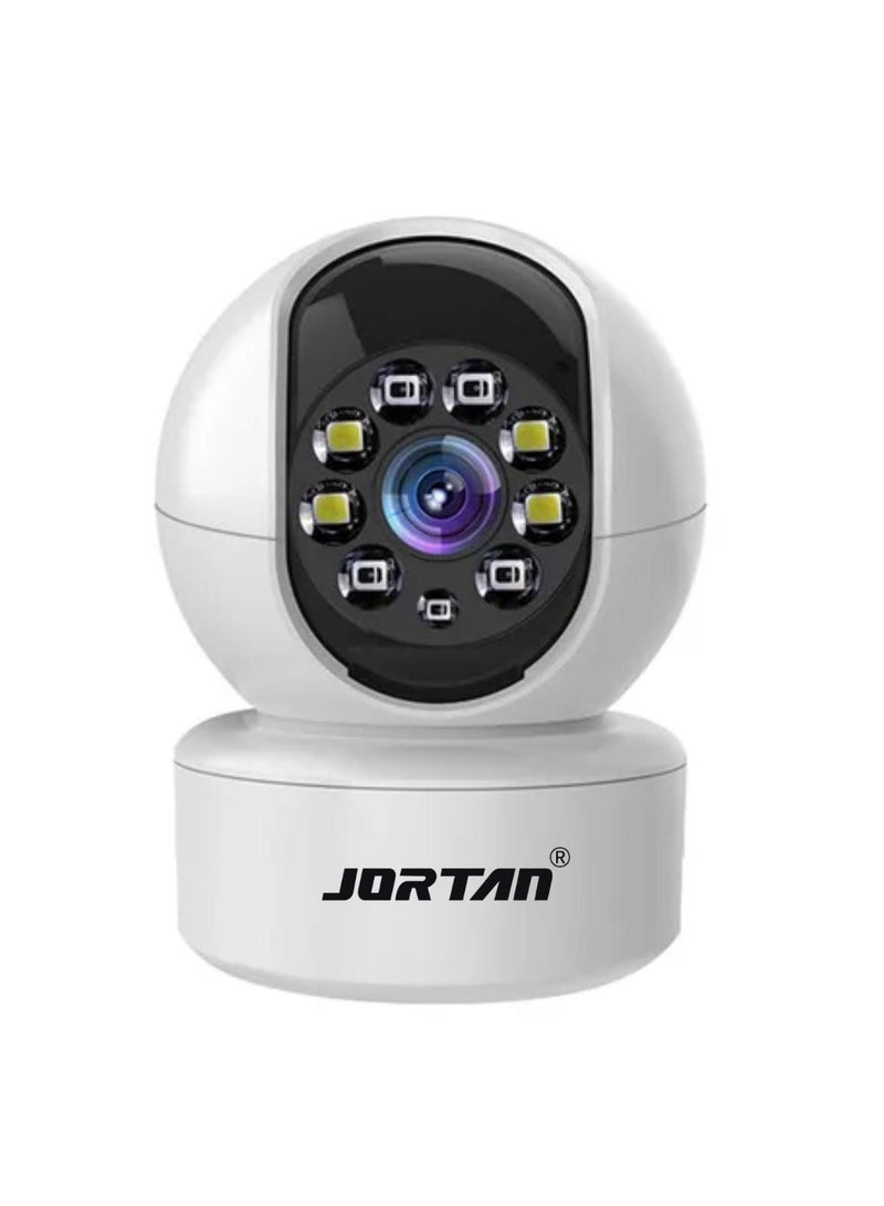 جورتان كاميرا جورتان الذكية للمراقبة الداخلية بدقة 1080 بكسل، مزودة بخاصية واي فاي، ورؤية ليلية ملونة بالأشعة تحت الحمراء، ومحادثة ثنائية الاتجاه، وكشف الحركة، وتتبعها، وتحكم PTZ بزاوية 360 درجة/90 درجة. - Image 1