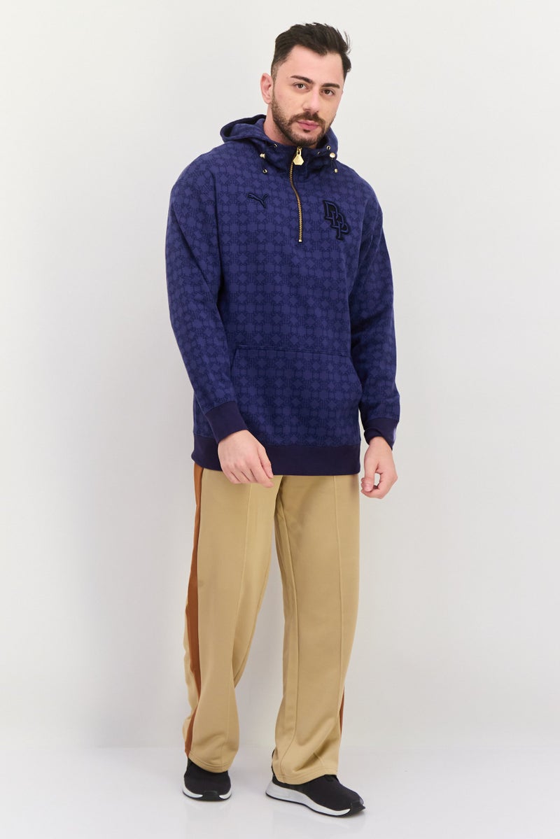 PUMA Puma x Dapper Dan Men Sportswear Fit Training Hoodie, Navy Blue - Image 4