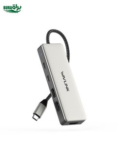 Wavlink UHP3415 85W Power Delivery USB-C/Type-C 10Gbps Hub 5 in 1 Multiport Connection Adapter